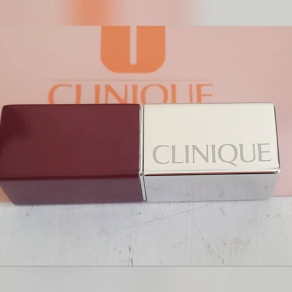 Clinique Pop Lip Colour + Primer In 13 Love Pop Velvet Smooth 8 Hour Color New